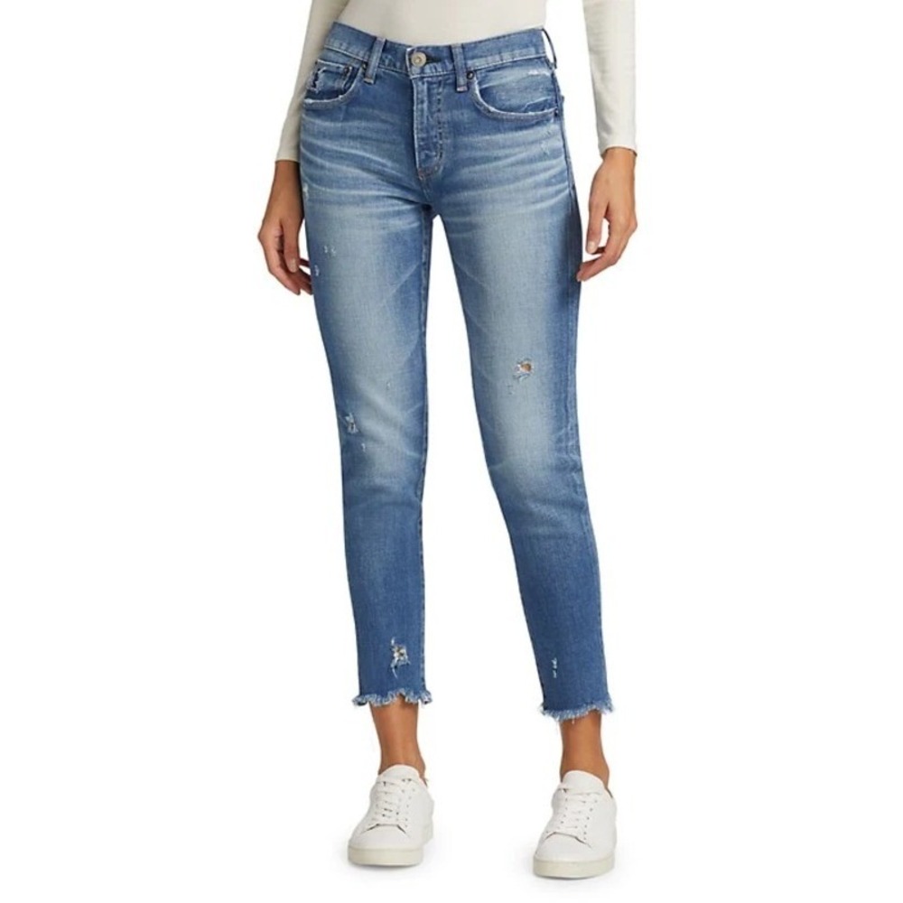 Moussy‎ Vintage Diana Skinny Crop Jeans Light Wash Size 27